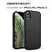 Teelevo Wallet Case for iPhone Xs (2018), Dual Layer Case with Card Slot Holder and Kickstand for iPhone Xs and iPhone X - Black