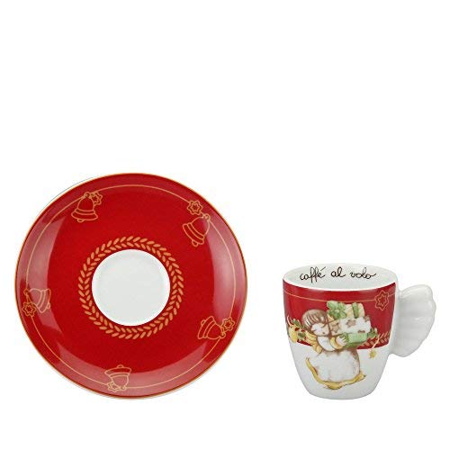 THUN® - Set di 6 Tazzine da Caffé con Piattini