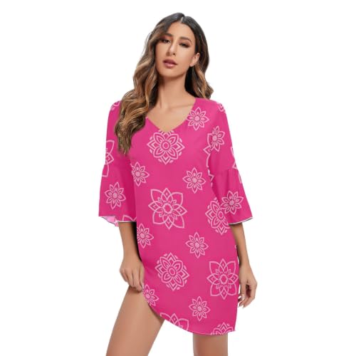 Robe d'été évasée en mousseline de soie pour vos soirées chic en terrasse