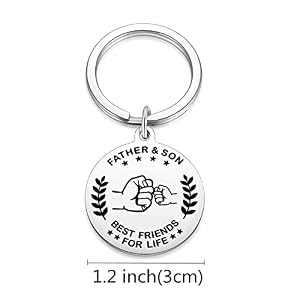 Dad Keychain from Son Funny Papa Key Chains Gifts for Daddy Unique Fathers Day Birthday Christmas Presents Dad Keychain from Son Funny Papa Key Chains Gifts for Daddy Unique Fathers Day Birthday Christmas Presents