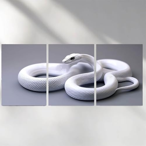 Serpent Diamond Painting 5D Carré 60x90cm idéal pour Décorer votre Salon avec Élégance