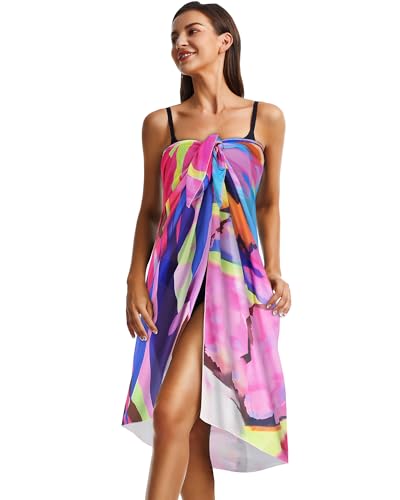 Image of CHICGAL Sarong Wraps Swimsuit Coverup for Women Bathing Suit Cover Up Summer Bikini Beach Swimwear 2026