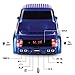 QFX Bluetooth 1956 Pickup Truck Replica Speaker, 3-inch Speakers, Hands Free Link, Built-in Microphone, FM Radio and LED Party Lights, Blue - BT-1956 BL