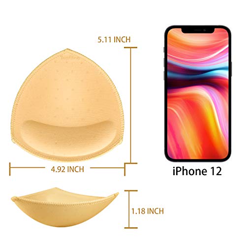 Topbine Bra Pads Inserts,Sport Bra Cups Inserts, Removable Breast Enhancers Inserts For Women's Bikini And Swimsuit (3 Color) #TOP1