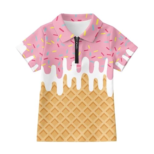 DISNIMO Summer Tee Shirts for Girls Collared Polo Clothes Short Sleeve Golf T-Shirts4