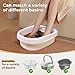 MSFOOT Upgraded Portable Ionic Foot Detox Machine, Foot Spa Bath for Home Use, Foot Cleaner Machine To Remove Toxins with 2 Arrays, Detox Sea Salt