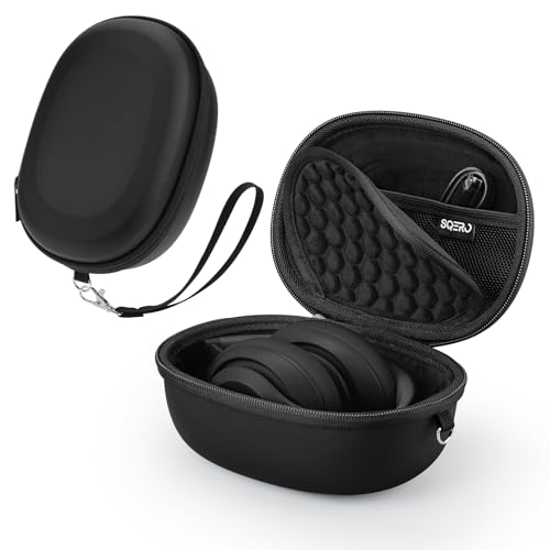 Housse Beats Studio3 rigide noire - Étui de rangement et transport anti-rayures