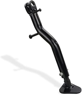 Mantt Adjustable Kickstand Side Stand Fit for KLR 650 2018 2017 2016 2015-1987, Motorcycle Adjustable Iron Side Stand