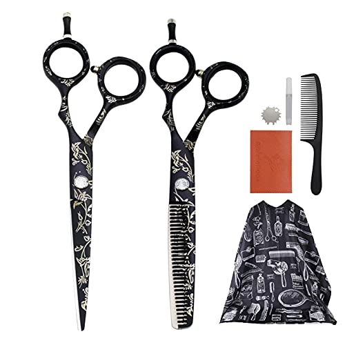 Ciseaux de coiffure 6 pouces avec lames en acier japonais pour une coupe nette
