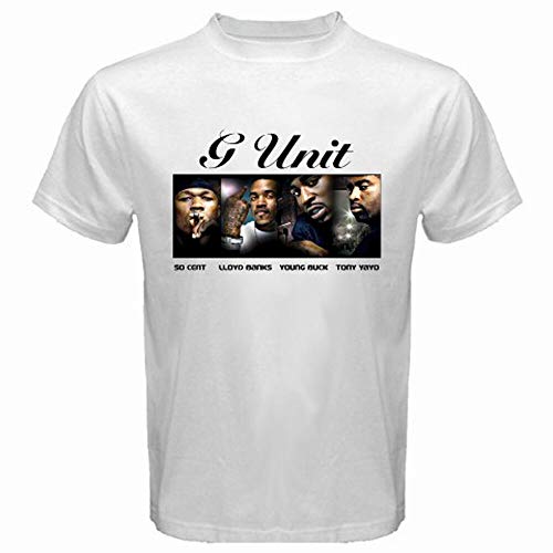 Photo de G-Unit East Coast Rappers 50 Cent Lloyd Banks Men's White T-Shirt