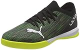 Puma Schwarz / Weiß / Gelb Puma Herren Ultra 3.2 IT Futsal-Schuh, Schwarz Weiß Gelb Alert, 40 EU