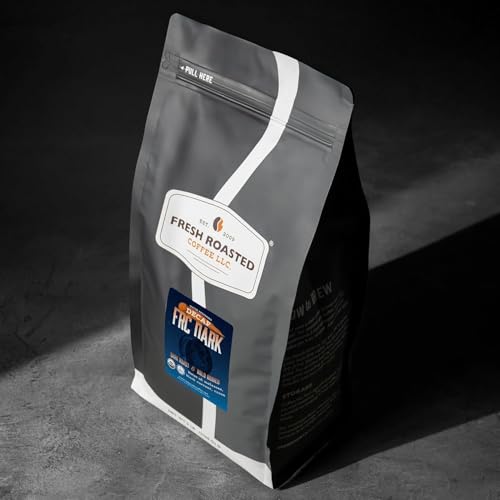 Image of Fresh Roasted Coffee, Organic FRC Dark Water-Processed Decaf Drip Ground Coffee, Dark Roast, USDA Organic, Kosher, 5 lb (80 oz)