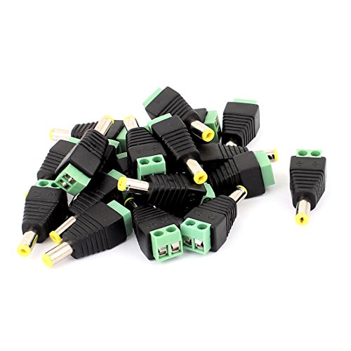 Adaptador DC Power Macho 2.1 x 5.5mm pack 20 piezas miniatura 1