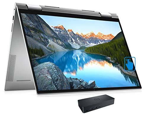 Dell Inspiron 7000 Home & Business 2-in-1 Laptop (Intel i7-1165G7 4-Core, 8GB RAM, 512GB PCIe SSD, Intel Iris Xe, 17.0" 60Hz Touch Wide QXGA (2560x1600), Fingerprint, Win 11 Home) with D6000 Dock