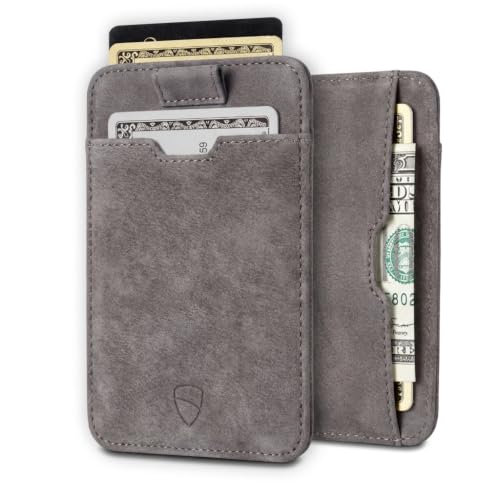 Image of Vaultskin CHELSEA Mens RFID Blocking Slim Leather Card Wallet - Minimalist Front Pocket Cardholder
