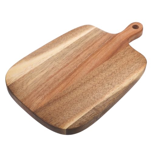 TINEASUR Tabla de Cortar de Madera de Acacia para Quesos y Charcutería, Resistente y Fácil de Limpiar, Adecuado para Cocina en Casa y Restaurante