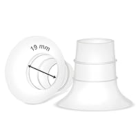 Vista 12 de Maymom Insertos de brida de 0.512 in para Medela, Spectra 0.945 in Shields/Flanges, Momcozy/Willow Wearable Cup. Compatible con Medela Freestyle