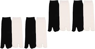 Meias femininas meias femininas meias femininas meias para meninas 4 pares sem meias meias de dois dedos meias infantis meias escolares meias de uniforme escolar meias de algodão meias curtas meias pretas brancas meias meias