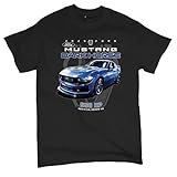25 Ford Mustang Dark Horse Herren T-Shirt 500 PS Performance Modern American Muscle Car V8 Sports Power Racing Herren Tee, Schwarz, XL