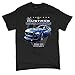 25 Ford Mustang Dark Horse T-Shirt 500 HP Performance Modern American Muscle Car V8 Sports Power Racing Men's Tee Black X-Large