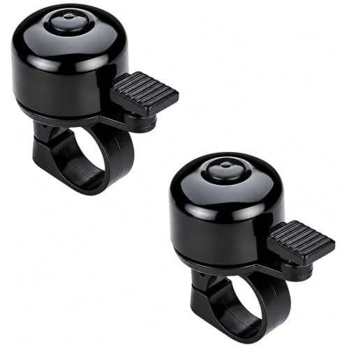 Welsberg Set of 2 Bicycle Bells for Various Bike Types