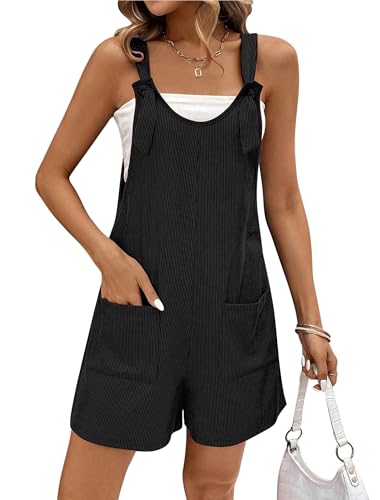 Ekouaer Women's Ribbed Knit Jumpsuit 2025 Fashion
