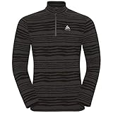 Gender: Men ODLO ALBULA MIDLAYER Herren Micro Fleece Skipullover Funktions Underlayer 592842(10610-graphite grey/black,S)