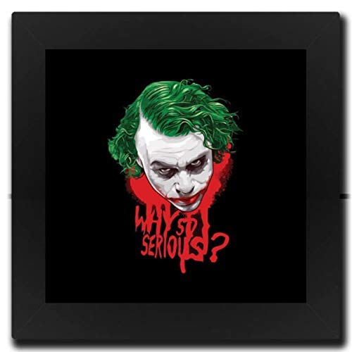 GiftShift Wall Decor for Living Room Digital Print Poster Frame Why So serious Poster Wall Art