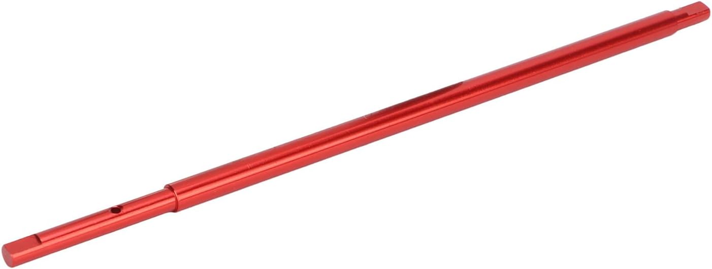 RC Driveshaft, Aluminum Alloy Replacement Central Driveshaft for 1/18 Scale RC Crawlers Off-Road Enthusiasts Hobbyists(Red)