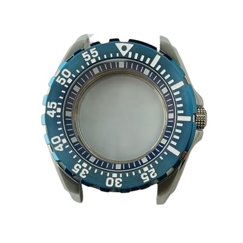 1個 44mm メンズ腕時計 スチールケース NH35 NH36 ムーブメントケース 時計アクセサリー ステンレススチールケース(Color 3)