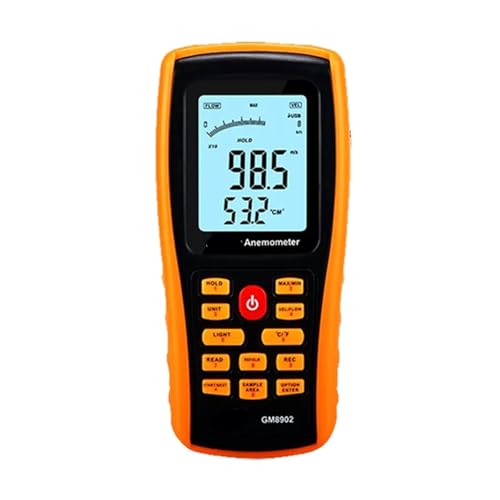 Anémomètre GM8902 de 0,3-45 m/s à haute sensibilité pour flux d'air - 3