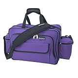 ASA TECHMED Nurse Shoulder/Travel Bag, HIPAA Compliant Lockable Zippers, Adjustable Straps,...