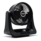 Everdure 9” Oscillating Desk or Table Fan, 3 Speed Settings, Targeted Airflow Control, Low Noise, Portable, Personal Fan, Perfect Cooling Fan for Bedroom, Living Room, Home Office, Black