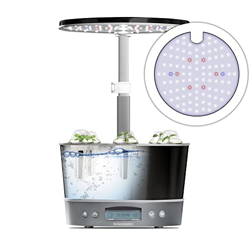 Image of AeroGarden Harvest Elite 360, Platinum Stainless