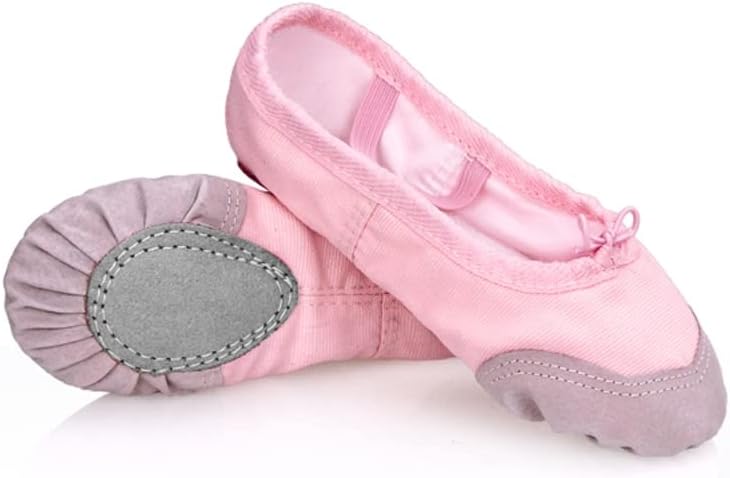 Pointe Shoes, Flats Girls Ballet Dance Shoes Slippers for Kids Toddler,
