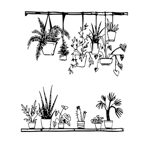 Flower Pots Metal Wall Decor | 29'' x 30'' x