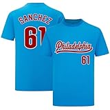 Cristopher Sanchez Shirt T-Shirt Jersey Baseball No Brand/Logos 257% Cotton for Blue Mens/Womens/Kids