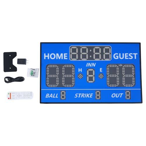 Marcador electrónico LED portátil para béisbol miniatura 4