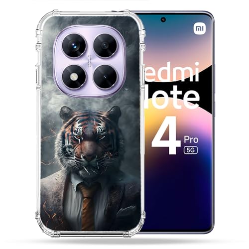 Coque renforcée Xiaomi Redmi Note 14 Pro 5G antichoc Cokitec Tigre