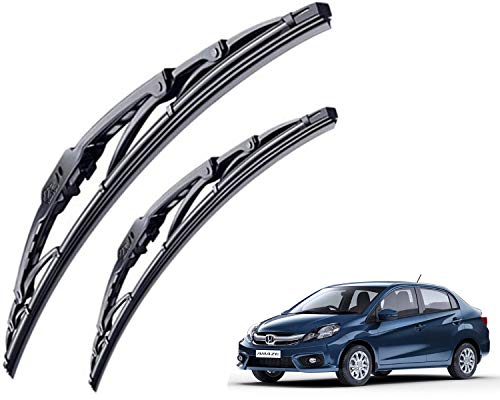 Image of WolkomHome High Performance OE Car Wiper Blade Replacement set of 2 Pc Right 22 inch Left 14 inch for Honda Amaze old
