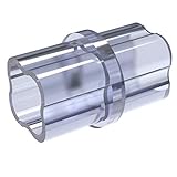 FORMUFIT F114ICO-UV Internal PVC Coupling, Furniture Grade, 1-1/4