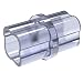FORMUFIT F114ICO-UV Internal PVC Coupling, Furniture Grade, 1-1/4" Size, Clear