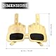 HZAOPZE 1 pcs Kreativer Mittelfinger aus Der Handform Finger Dumme Lustige Party Lustige Neuheit Sonnenbrille für Party- Selfie- Requisiten, 6,3 Zoll breit