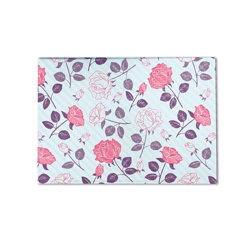 Image of Carbon Fiber Gaming Skin Compatible with HP Envy x360 16 inch (2023) - Vintage Floral - Premium 3M Vinyl Protective Wrap Decal Cover - Easy to Apply | Crafted in The USA by MightySkins