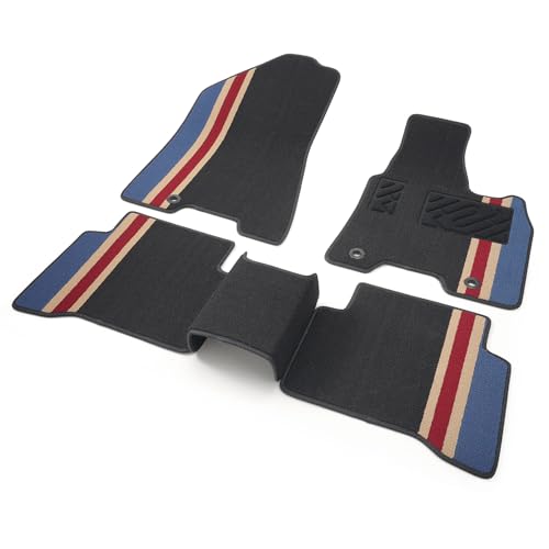 Crokomat Car Mats Fit Kia Sportage 2017-2021 QL Tailored Deluxe Car Floor Mats For 4th Gen 2017 2018 2019 2020 2021 Velour Carpet with Rubber Back Set of 5 Pieces car Accessories