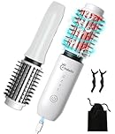 Fitdafit Spazzola per Arricciacapelli Senza Fili, Thermal Brush Ionico, Spazzola Arricciacapelli, Lisciante e Arricciacapelli, Ferro Aarricciacapelli Portatile, Spazzola Termica 3 in 1, Ricaricabile
