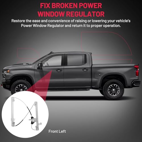 Image of BDFHYK 752-483 Power Window Regulator without Motor Front Left Compatible with Infiniti QX60 2004-2020, Compatible with Infiniti JX35 2013