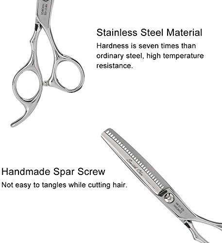 Ciseaux de coiffure professionnels en acier inoxydable pour coupe précise - 5