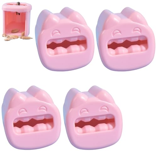 Pelador de semillas de girasols de 4 piezas, abridor de semillas de girasols, pelador de semillas de girasols, herramienta para quitar semillas de melón, rápido para pelar, seguro y rápido