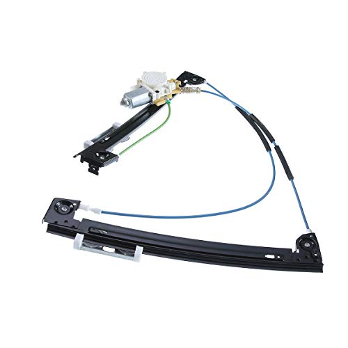 YHTAUTO Front Passenger Side Power Window Regulator With 2-Pin Motor Assembly for Mini Cooper 2002-2005 Hatchback, 2005 Convertible